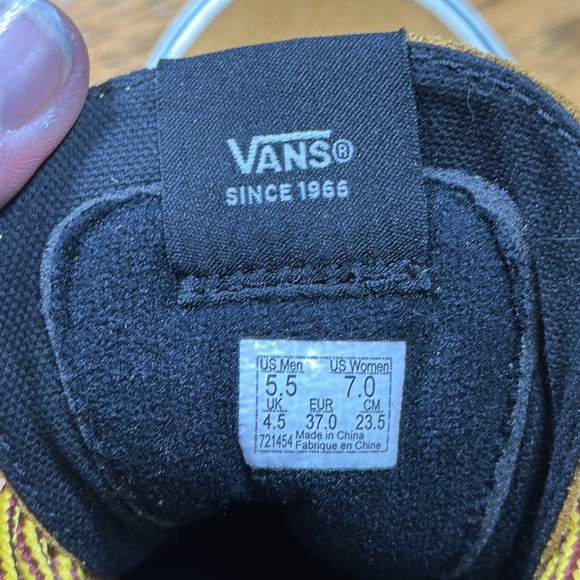 VANS Suede Sk8-Hi Skate Shoe - Wheat / Black - Picture 16 of 16